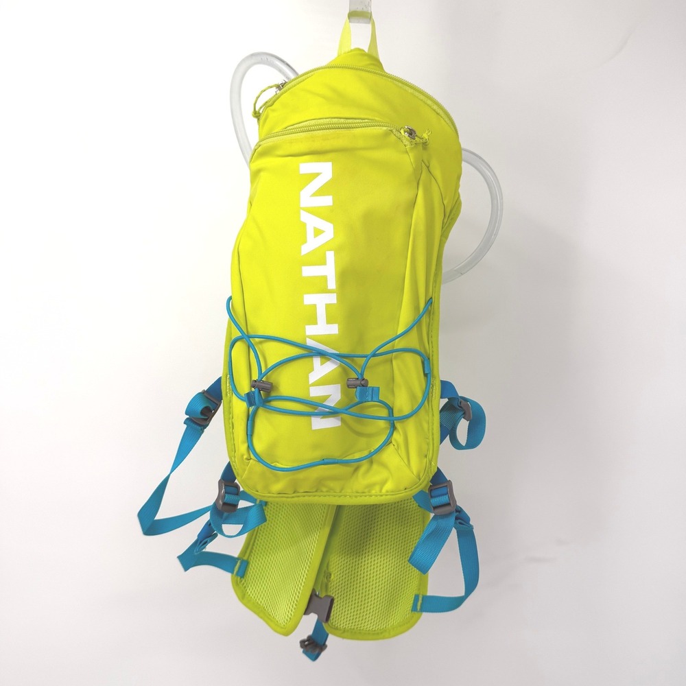 Nathan QuickStart 2.0 6L Hydration Vest Lime Green Running Backpack Trail Pack
